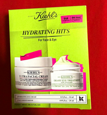 Kiehl's Hydrating Hits Set Ultra Facial Cream 0.95 oz + Avocado Eye 0.5 oz