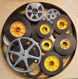 Clips Snips and ??? Almost 6 lbs of Film Silent & Sound Grab Bag 16MM