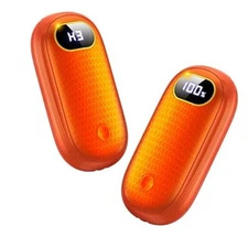 Hand Warmers Rechargeable, 14000mAh Electric Hand Warmer 2 Pack 2 Pack_Orange