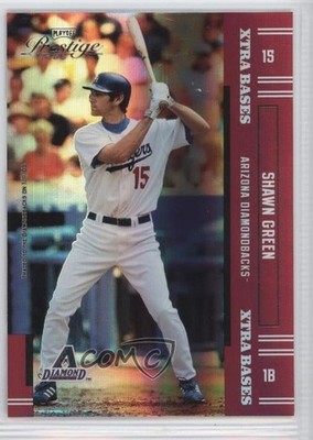 2005 Playoff Prestige Xtra Bases Red 57/150 Shawn Green #50 2a8