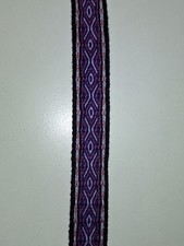Brettchenborte, Lila XoX, Material: Baumwolle...