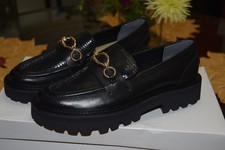 Dolce Vita Harlen Slip-On Women Shoes Size 7.5 Black Crinkle Patent Leather