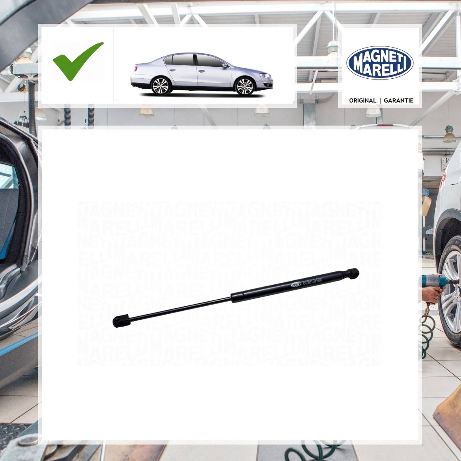 Gasfeder, Koffer-/Laderaum Magneti Marelli 430719089500 für VW
