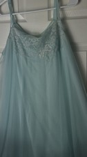 80s Babydoll Nightgown  Van Raalte Chiffon Nightgown Sz Med