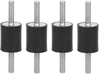Gummilager, 4 StüCk M6 Gummi Vibrationslager MäNnlich Anti-Vibrations Schwingung