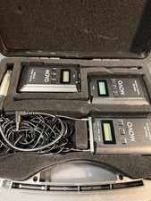 Movo WMX-20 Dual Wireless Lavalier Microphone System Complete Kit w/ Case