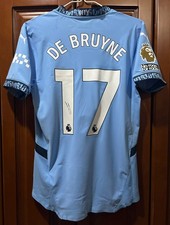 De Bruyne Signed Authentic Manchester City Shirt