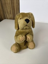FOLKTAILS Folkmanis Puppy Dog 8  Plush Hand Puppet Tan Full Body Stuffed Toy