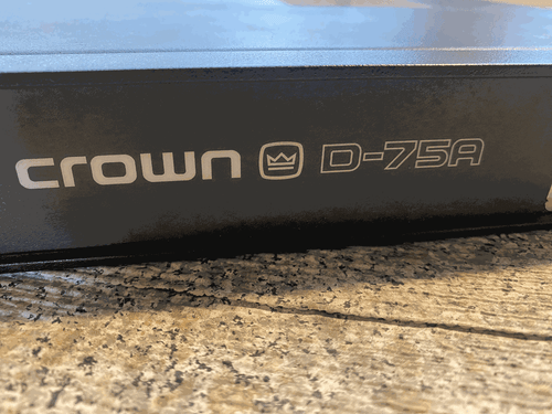 Crown Audio D-75A Stereo Power Amplifier - 40W per Channel - nice! - Picture 2 of 10