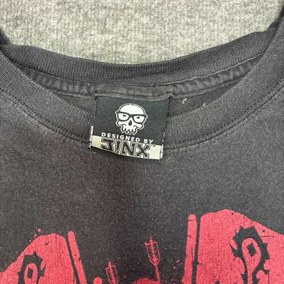Camisa Blizzard World Of Warcraft para la Horda Hombre Camiseta Negra Talla 3XL MMORPG Foto 3 de 4