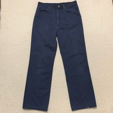 VTG Rustler Jeans Mens 32x34 (FITS 31x29) Denim Straight Made in USA Blue 89681