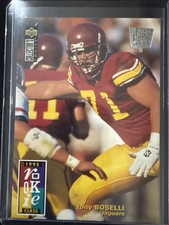Tony Boselli 1995 Upper Deck Collector's Choice ROOKIE CARD #2. rookie card picture