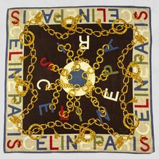 Vintage Celine Handkerchief Neckerchief Bandana Pocket Square