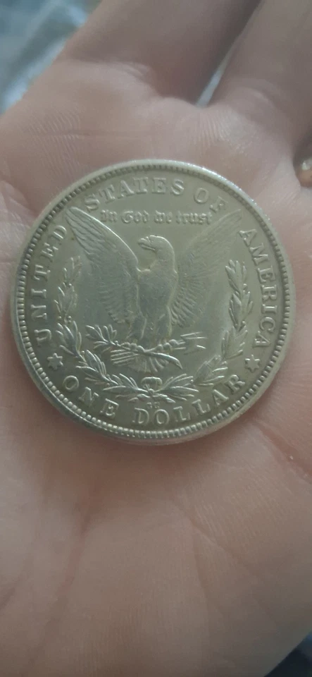 1881 Carson City dólar Morgan prata ESTADO NÃO CLASSIFICADO E CIRCULADO - Imagem 2 de 4