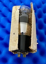 One Western Electric 101F Tube / Rare Etched Lettering On Top Glass / Tested 💪