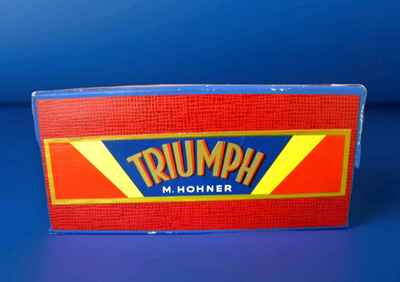 Vintage M. Hohner TRIUMPH Harmonica Double Sided Key C G Germany w