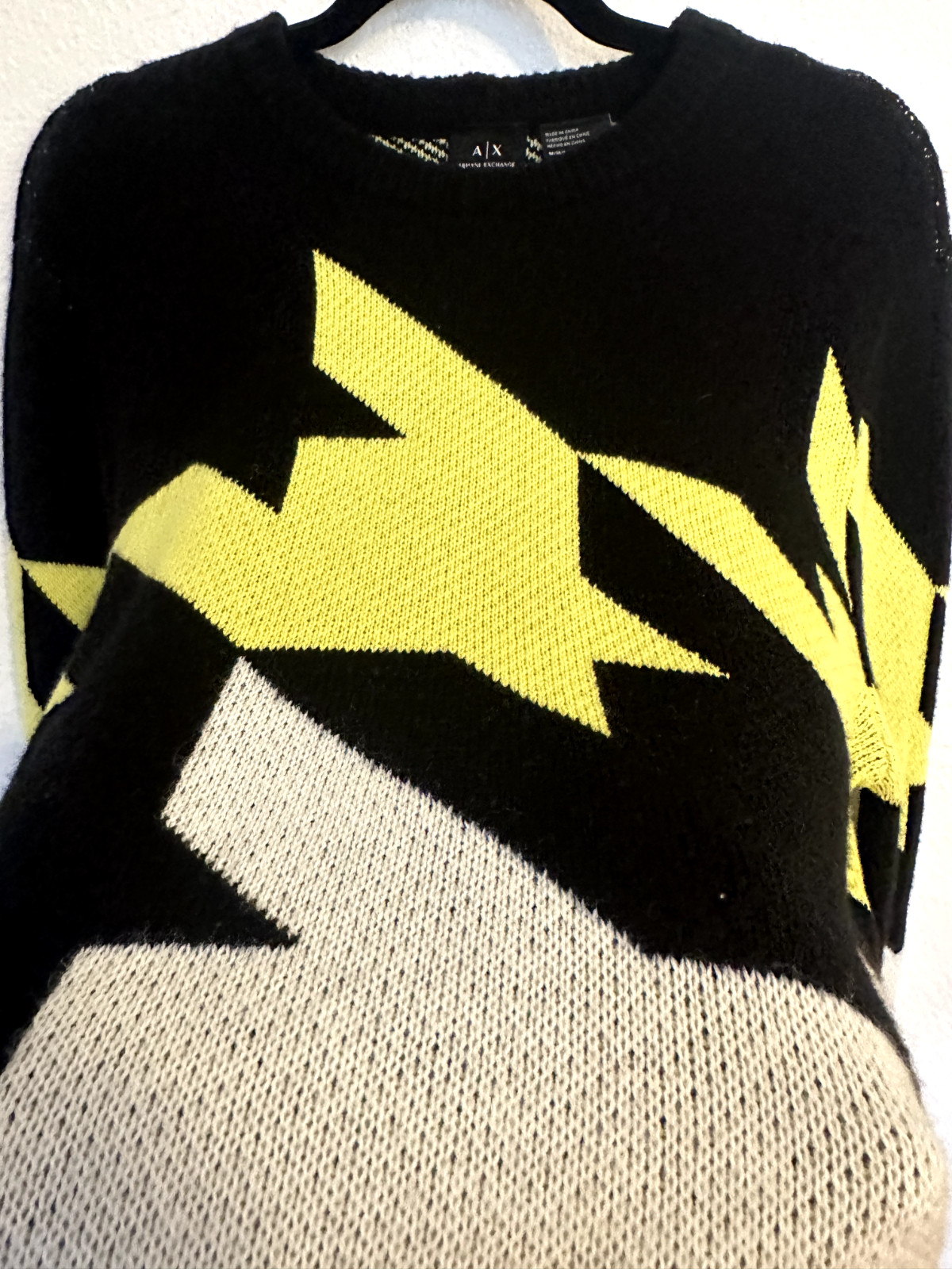 Armani Exchange Pullover Size Medium Multicolor S… - image 1