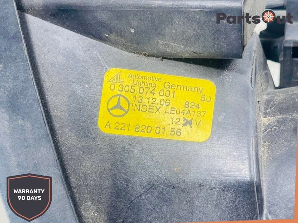 MERCEDES BENZ S550 FOG LIGHT LEFT DRIVER 2007 2008 2009 A2218200156 OEM - Image 2 of 4