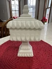 Westmorland White Milk Glass Wedding Bridal Lidded Pedestal Cake Box