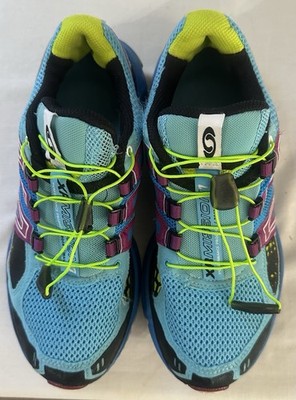 Salomon XR Mission 1 Athletic Trail Running Shoes Sneakers Multicolor Womens 7