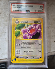 Pokemon TCG Granbull 61/144 Skyridge PSA 9 Graded Regular Common English 2003 on eBay