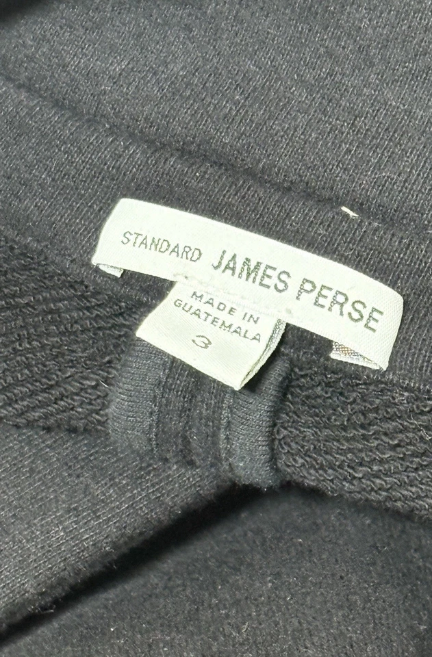 Cárdigan estándar James Perse frente abierto algodón cierre rana para mujer talla 3 negro Foto 4 de 4