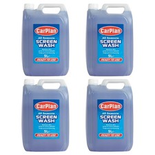 CarPlan All Seasons Winter Ready Mixed Screen Wash Treatment 20 Litres 20L 5L x4
