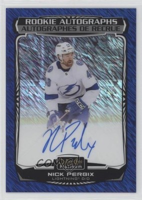 2022-23 O-Pee-Chee Platinum Rookie Blue Traxx Nick Perbix #R-NP Auto RC q2c
