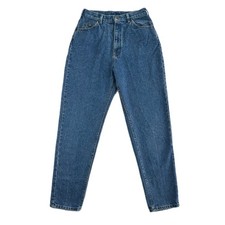 Vintage Lee High Waist Mom Jeans USA Made Blue Denim Womens 12 29x30