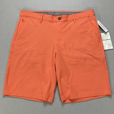 ST889700 Tommy Bahama Men's Chip Shot IslandZone 10 in Golf Shorts Daytona Peach