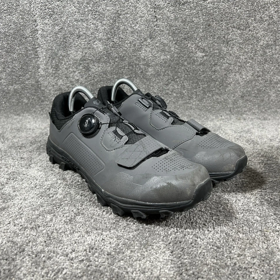 Pearl Izumi X-ALP Summit BOA Hombres Talla EU 43 US 10 Gris Negro Zapatos de Ciclismo Usados Foto 2 de 4