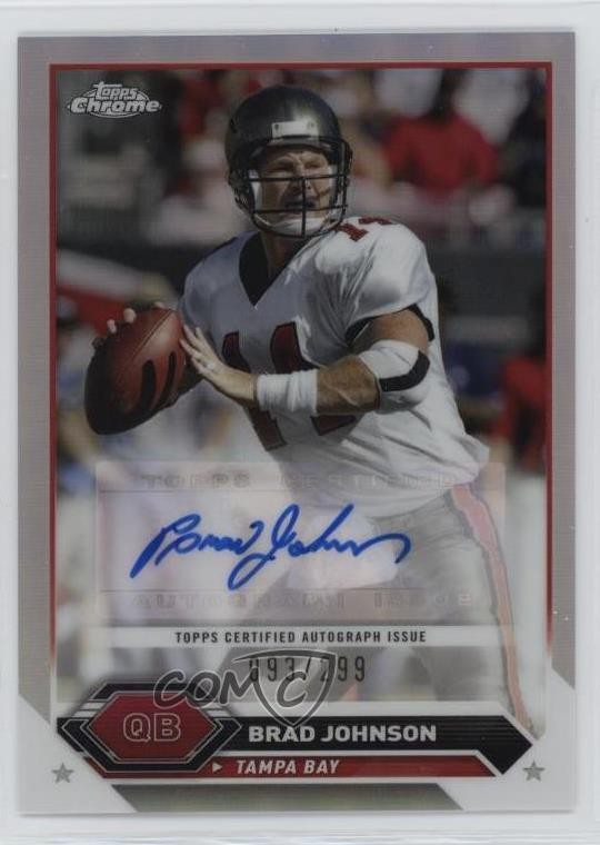 2023 Composite Topps Chrome Refractor 93/299 Brad Johnson #TCA-BJO Auto 06y2
