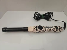 Beachwaver S1  1"  Rotating Curling Iron Catwalk Leopard Cheetah * Tested Works 