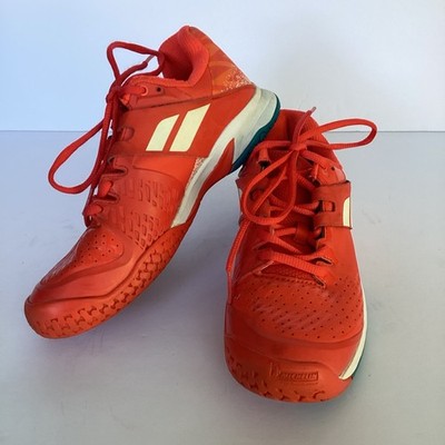 Babolat Propulse All Court Junior Tennis Shoes Junior Size 4 Orange & White