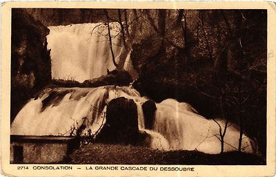 Postcard consolation La Grande Cascade du Dessoubre (447020)