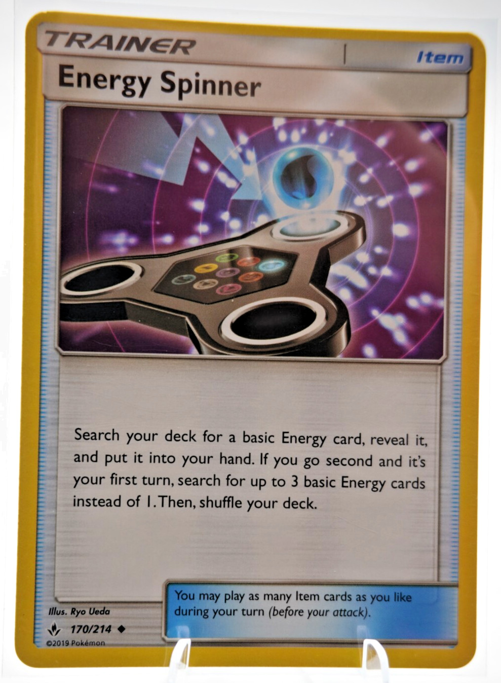 Pokemon Energy Spinner 170/214 Unbroken Bonds - NM