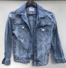Zara Kids Girl's Light Blue Denim Jacket Size 13-14