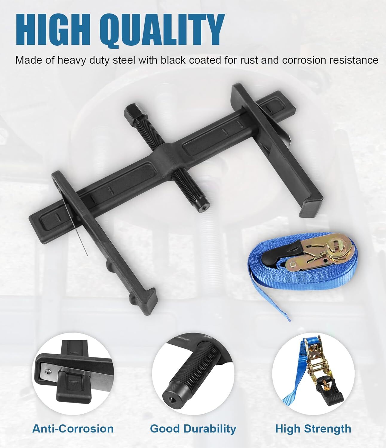 6980 Brake Drum and Rotor Puller Tool Sets For Remove Hub Drums, Rotors, Pulleys