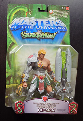 MotU Snake Armor He-Man Masters of the Universe 200x Snake Men OVP MiB MisB
