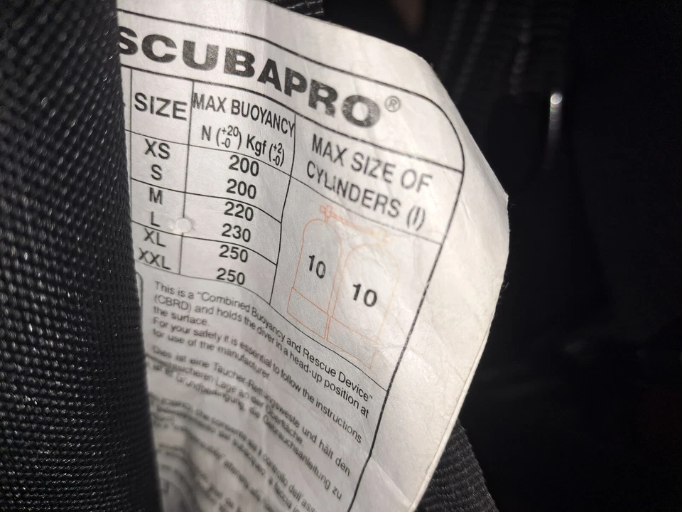 Scubapro Master- jacket Größe L Gebraucht aber in Top Zustand - Bild 3 von 4