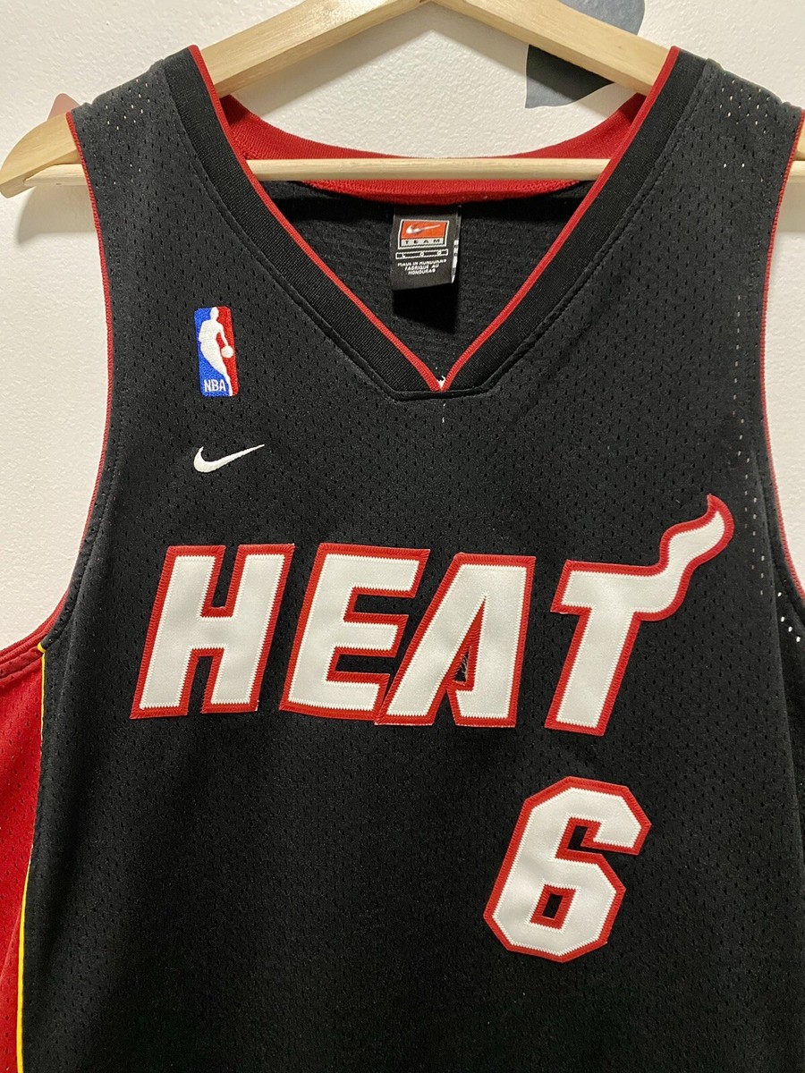 RARE VINTAGE EDDIE JONES MIAMI HEAT NIKE TEAM SPORTS BLACK