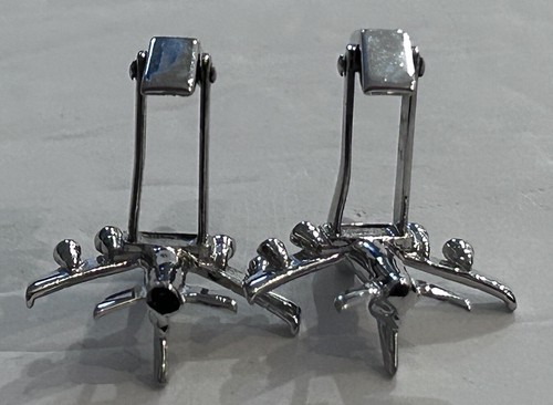 Sterling Silver Jet Plane Cuff Links - Picture 8 of 8