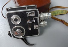 Schöne uralte a8lla Meopta Schmalfilmkamera mit Zubehör