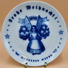 Rosenthal: Weihnachtsteller 1940 Wanderer Werke Chemnitz