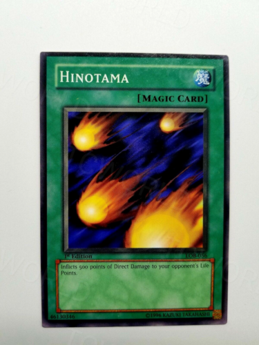 Yu-Gi-Oh! 1st Edition LOB-056 "Hinotama" NMint-Mint - Picture 1 of 2