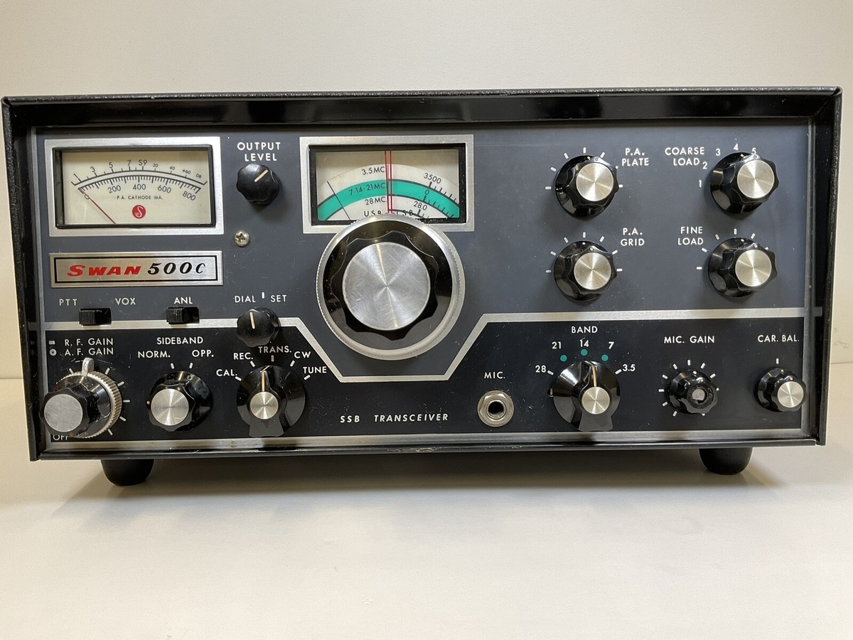 Swan Electronics 500C SSB Transceiver Ham Radio Tested