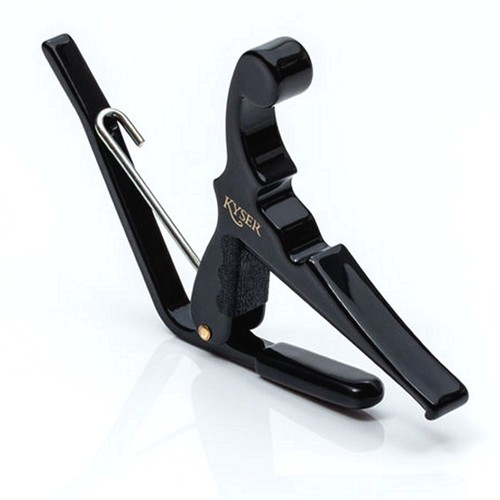 Kyser KBMB quick change capo for Ukulele/Banjo/Mandolin, Black - 第 1/2 張圖片