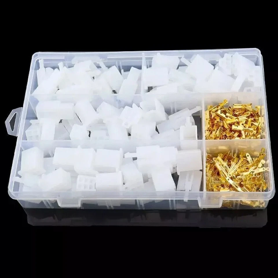 380PCS Motorcycle Electrical Connectors 2.8mm 2 3 4 6 Pin Wire Terminal & Pliers - Image 4 of 4