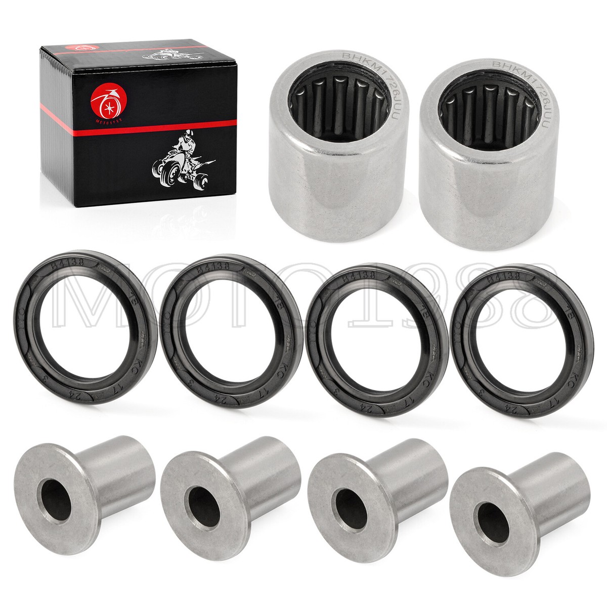Front Upper A Arm Bushings BEARING SEAL For Suzuki Z400 LTZ400 LTZ