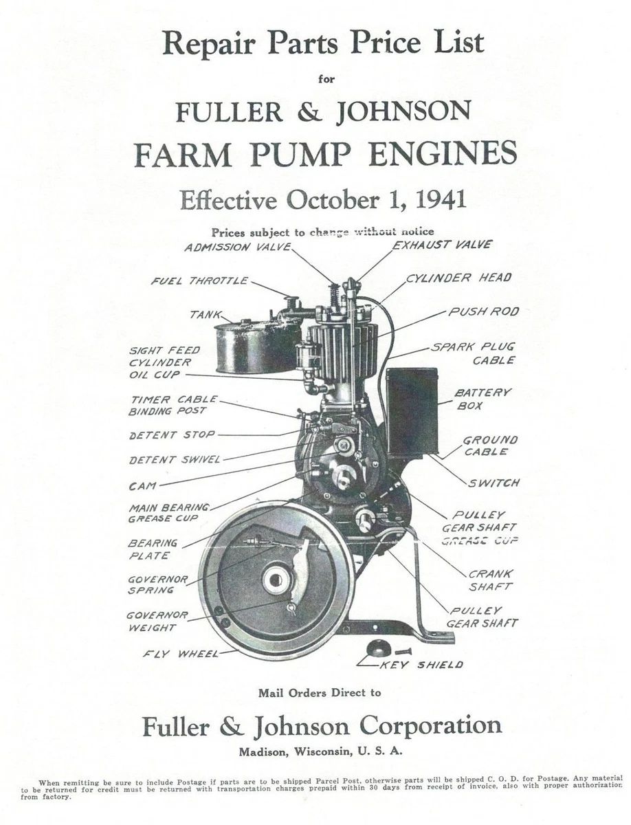 Pump motor deals parts